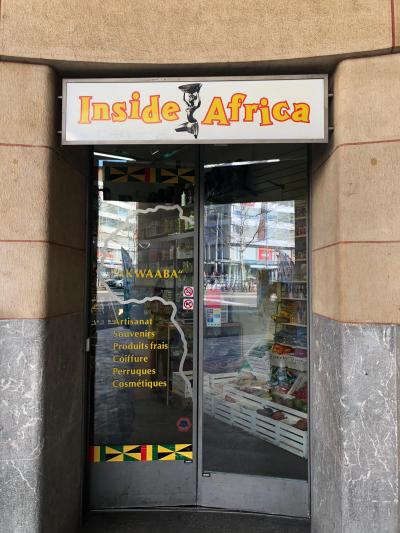Inside Africa Lausanne entrance