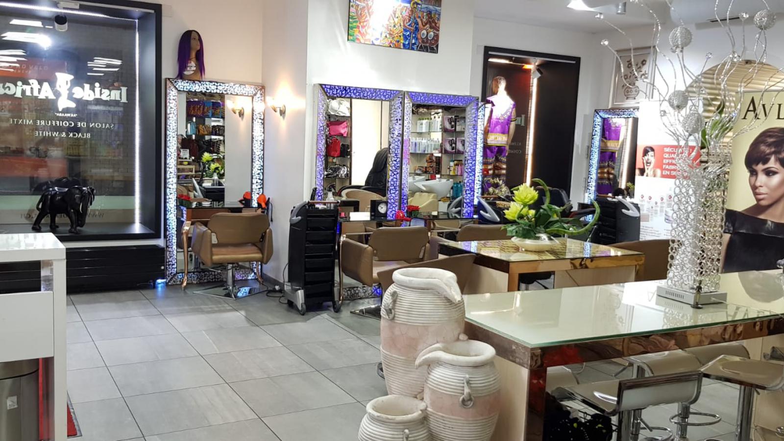 Inside Africa Salon interior