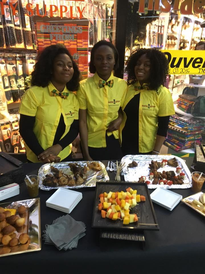 Inside Africa Geneva Airport opening food samples