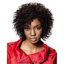 Sleek Curly Wig