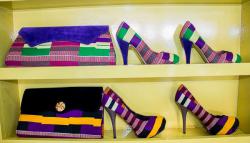 Kente Shoe & Bag Set