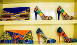 Kente Shoe & Bag Set 2